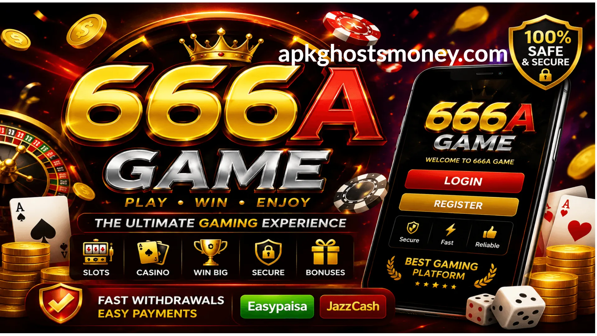666A Game Register and Login