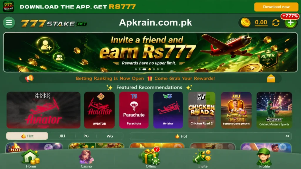 777STAKE GAME Features