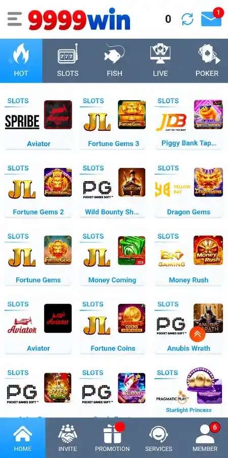 9999WIN GAME Popular Games