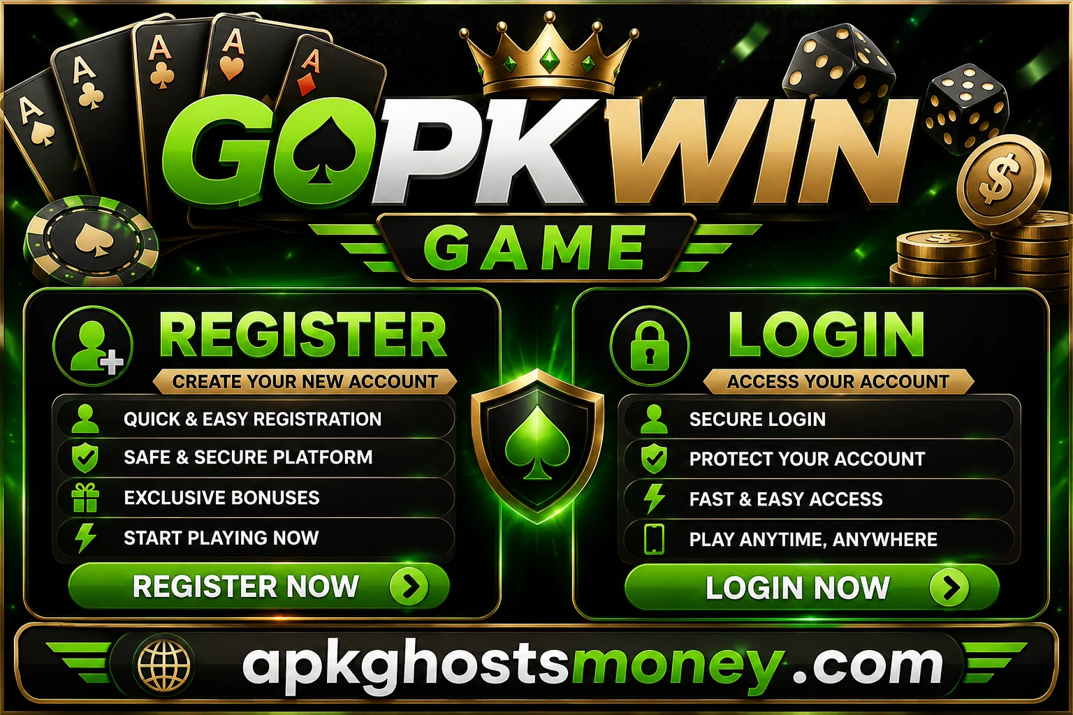 GOPKWIN Game APK Register and Login