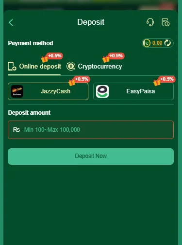 777CB Game Deposits Method