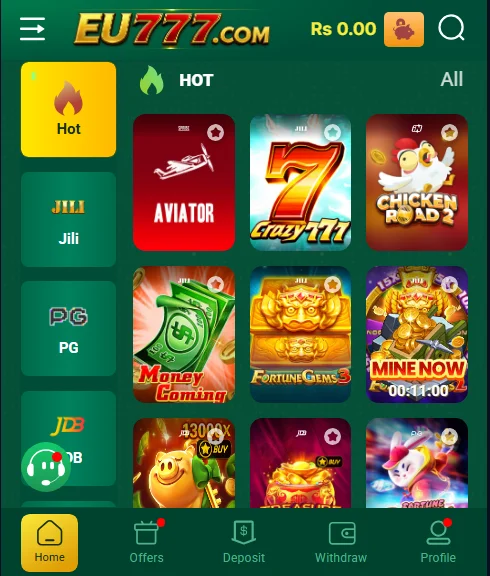 EU777 Game Hot Games