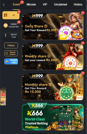 M999 Game Promotions