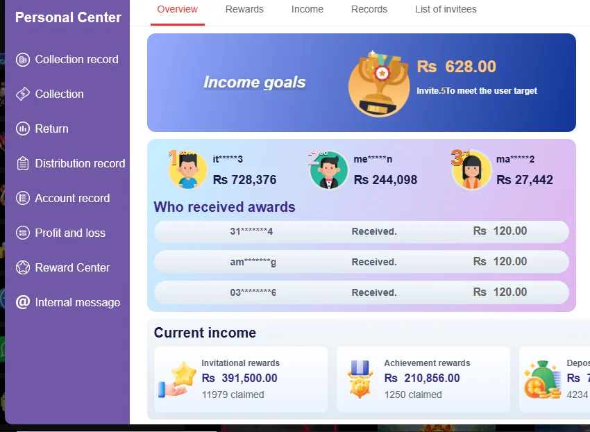 WinPKR 777 Game Features